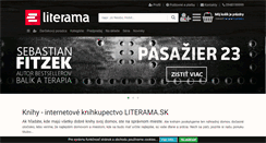 Desktop Screenshot of literama.sk